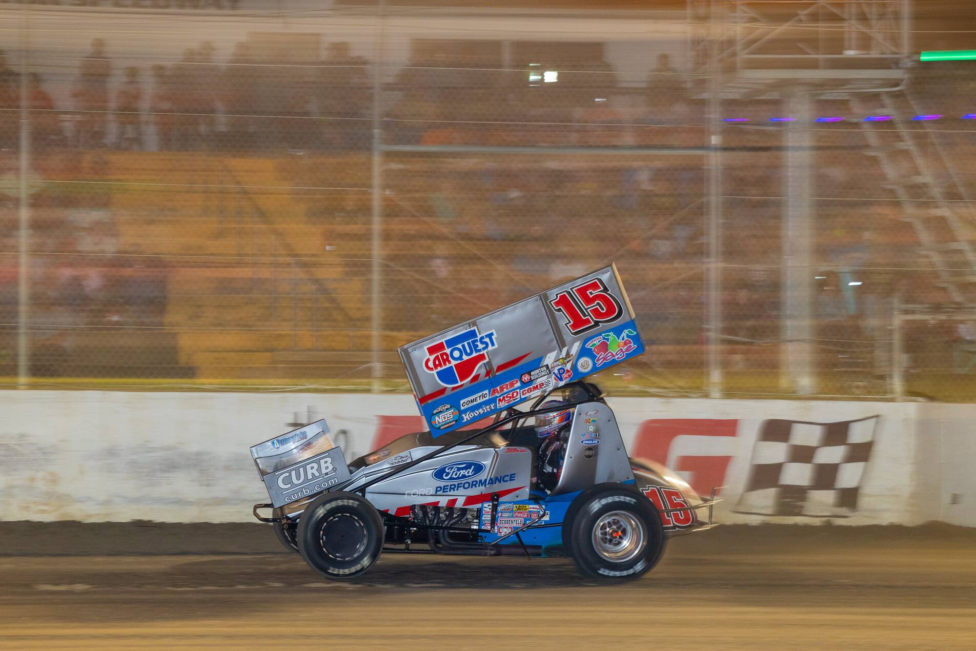 Donny Schatz was fourth at Magnolia Speedway and third at The Rev in World of Outlaws racing. Donny Schatz was fourth at Magnolia Speedway and third at The Rev in World of Outlaws racing.